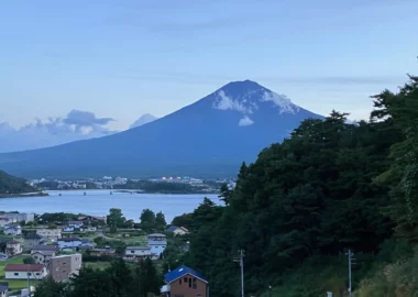 monte fuji visto da kawaguchiko